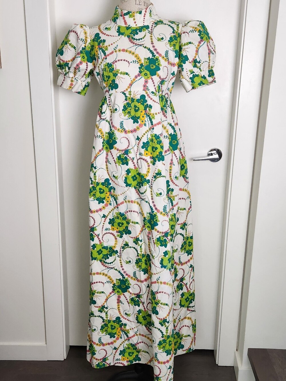 70's Clover Boho Maxi Dress - Picture 2 of 12